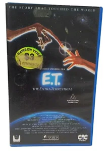 E.T. The Extra Terrestrial VHS (Big Box ExRental) Steven Spielberg - Picture 1 of 6