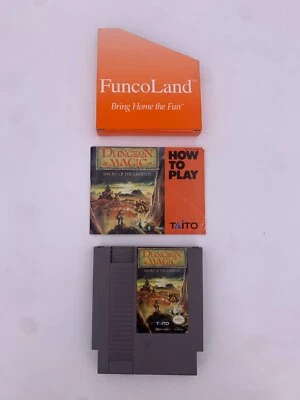 Dungeon Magic (Nintendo Entertainment System, NES, 1990) With Manual - Image 1 of 4