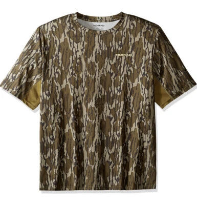 Nomad Short Sleeve Cooling Tee Mossy Oak Bottomland, Men’s S N1200003 NWT $40 - Image 1 of 2