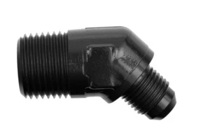 Redhorse Performance 823-06-04-2 -06AN to 1/4NPT Black 45 Degree Adapter - Picture 1 of 1
