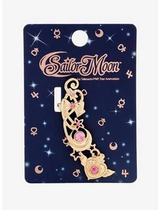 Sailor Moon Pretty Guardian Sailor Scouts Gold Tones Compact Ear Cuff NWT - Picture 1 of 5