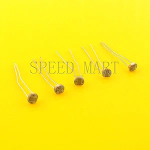 5 pcs Photoresistor LDR CDS 5mm Light-Dependent Resistor Sensor GL5537 Arduino - Picture 1 of 3