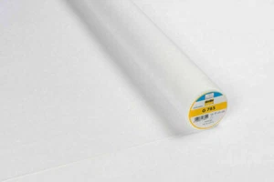 G 785 Blanco - Inserto de tela - 50 cm Pasos-Metro-Línea de azulejos-90 cm de ancho - Imagen 1 de 4