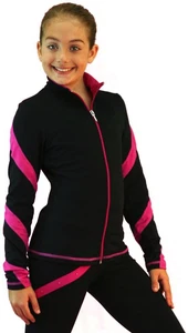 ChloeNoel J636F Fleece Figure Skating Jacket - Picture 1 of 6