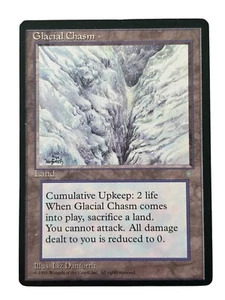 MTG Glacial Chasm Ice Age Moderate Play MP Regular Vintage Old School Magic - Picture 1 of 2