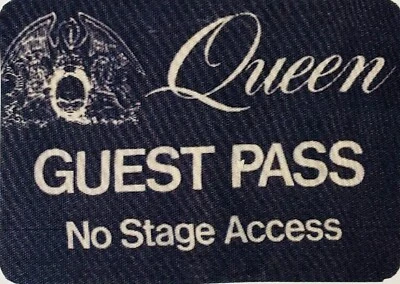 Queen 1976 Guest Tour Pass - Image 1 of 2