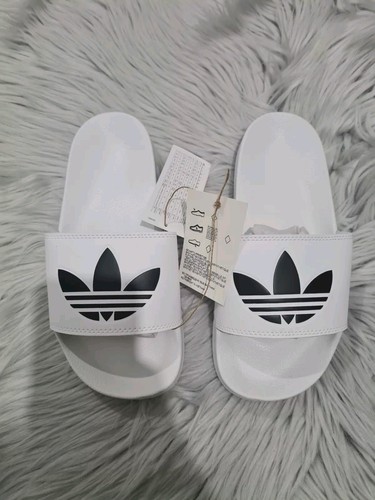 Ciabatte leggere Adidas donna bianche e nere taglia 6UK NUOVE CON ETICHETTE