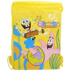 Yellow Spongebob Patrick Drawstring Backpack Sling Tote Kid's School Gym Bag 😊 - Picture 1 of 7