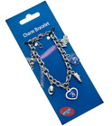 Western Bulldogs Official AFL Team Logo 7 Charms Bracelet Mothers Day Christmas