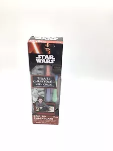 Star Wars Roll Up Chalkboard With Chalk Disney Kid's Activity Travel Set New - Picture 1 of 3