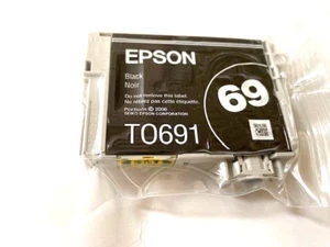 GENUINE Epson 69 (T0691) Black Ink Cartridge, SEALED - Picture 1 of 1