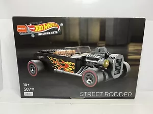 Mega Hot Wheels Street Rodder Racecar Building Set w 507 Pieces - NIB Mattel - Picture 1 of 3