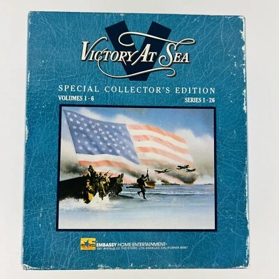 Victory at Sea 1-6 (6pc VHS) Drama of World War II Special Collectors Edition - Image 1 of 3
