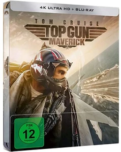 TOP GUN MAVERICK - 4K UHD LIMITED STEELBOOK EDITION - NEU + OVP - Imagen 1 de 1