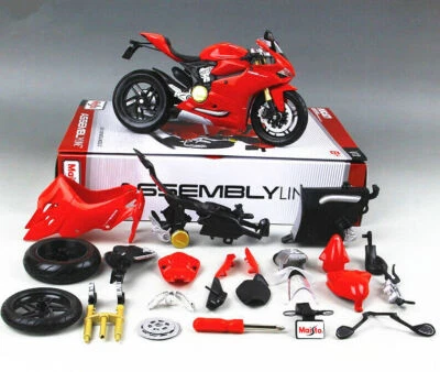 1:12 Maisto Ducati 1199 Panigale Assembly line KIT DIY Motorcycle Bike Model - Image 1 of 4