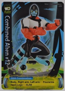Tarjeta coleccionable Ben 10 Alien Force Combinación Alien #12 2008 - Imagen 1 de 2