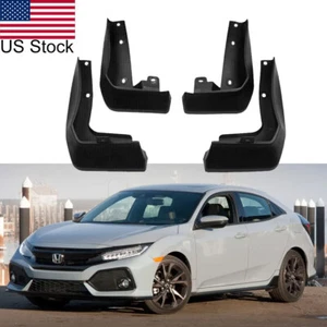 4Pcs Front & Rear Splash Guards Mud Flaps Mudguard For 2016-2021 Honda Civic - Picture 1 of 10