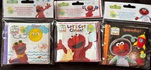 SESAME STREET ELMO Squishy Infant BABY BATH BOOK Choose Design NEW - Picture 1 of 5
