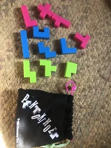 Vintage 1993 Discovery Toys Pentominoes 11 Pieces, 3 Colors, and Bag - Picture 1 of 5
