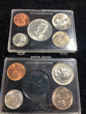 1956 uncirculated mint set us coins - Image 1 of 4