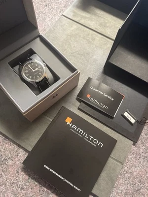 Reloj Hamilton Khaki Field Murph Hombre Negro - Ref# H706050 Foto 1 de 4