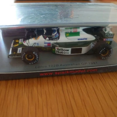Modellino auto Spark Lotus 102B Australian GP 1991 F1 scala 1/43 bianco... - Immagine 1 di 4