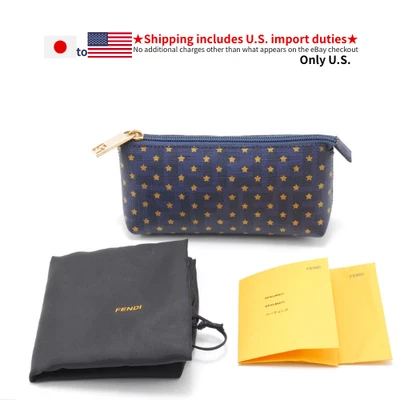 Rare* FENDI zucca star pouch purse PVC Authentic - Image 1 of 4