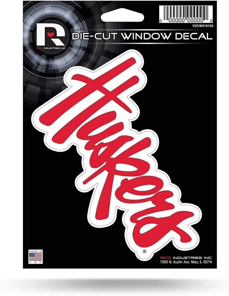 University of Nebraska Cornhuskers 5 Inch Die Cut Decal Sticker, Flat Vinyl,... - Image 1 of 1