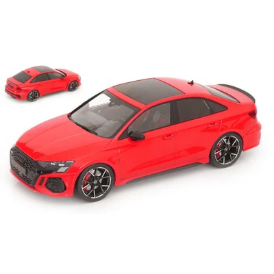 AUDI RS3 LIMOUSINE 2022 RED "IXO FOR MCG" 1:18 Ixo Model Auto Stradali Modellino - Immagine 1 di 4