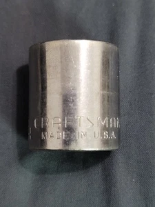 Craftsman G1 Socket 3/8 In. Drive 12 Point 3/4" SAE 44337 Made In USA D2 - Picture 1 of 5