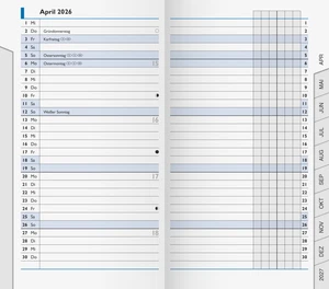FUENTE Calendario Plantilla 2026 9x15cm 10-75300006 - Imagen 1 de 1