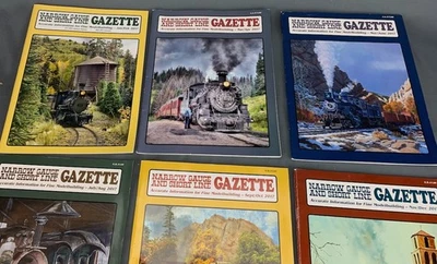 Narrow Gauge and Short Line Gazette Magazine 6 Issues Complete Year 2017 PUB0510 - Image 1 of 3