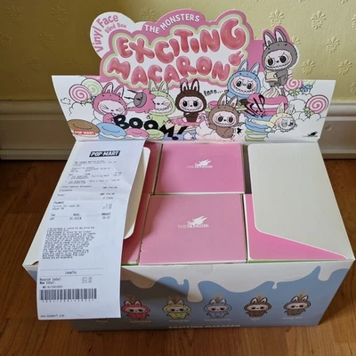 GENUINE POP MART Labubu The Monsters Exciting Macaron BLIND BOX