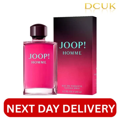 Joop! Homme 200ml Men's Fragrance Eau De Toilette Spray EDT Brand New Original