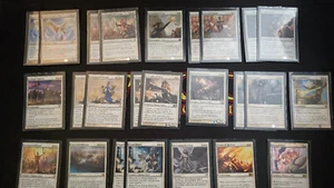 MTG Custom Casual Modern Mono White Humans Soldier Tribal Deck con scatola e maniche - Foto 1 di 12