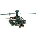 Alloy 1:64 Armed Helicopter Plane For Apache Military Aviation Model AH-64D P