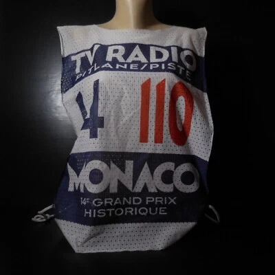 N24.374 14e Grand Prix Historique Monaco F1 Sport Automobile Vest TV Radio - Image 1 of 4