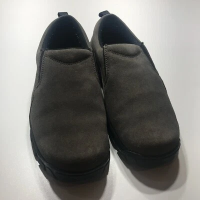 Zapatos Lands End para Hombres Talla 9B Sin Cordones Sin usar, en caja, Cuero Gris Sin Cordones Cómodos Informales Foto 1 de 4