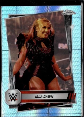 2025 TOPPS CHROME WWE PRISM REFRACTOR #64 ISLA DAWN  - Image 1 of 2