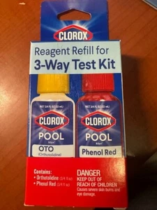 Clorox Reagent Clorox ReagRefill for 3-Way Test Kit for Testing Pool & Spa Water - Picture 1 of 1