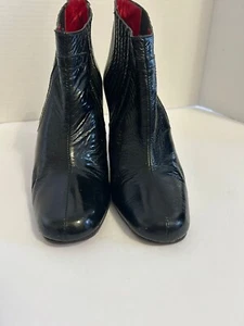 Vero Cuoio Womens Leather Boots Sz 6.5 Chiarini Bologna Made In Italy Unique - Picture 1 of 10