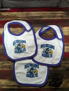 Infant NBA New Orleans Hornets 3-Piece Bibs Set - Picture 1 of 2