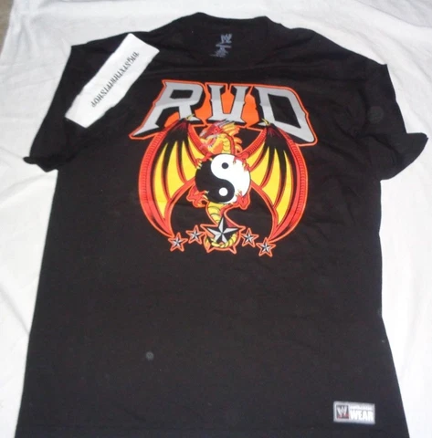 WWE AUTHENTIC WEAR RVD  ROB VAN DAM IT'S GOOD TO BE BACK SHIRT XL ADULT Cover