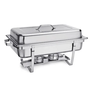 2 x Chafing Dish mit GN 1/1 65 Behälter + 2x Brennpastenbehälter Büffet Catering - Bild 1 von 1