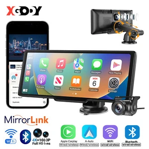 Autoradio Portatile 10.26" Wireless Apple CarPlay Android Auto Dashcam GPS WIFI - Foto 1 di 15
