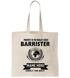 Barrister personalisierte Tragetasche Shopper Abreise Danke Änderung bei Bedarf Slip - Bild 1 von 1