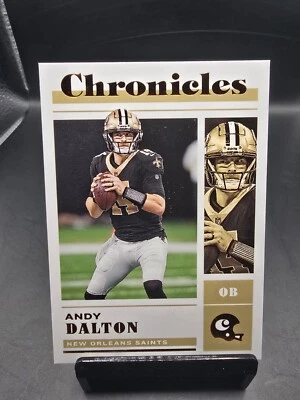 2022 Panini Chronicles Bronze #27 Andy Dalton - New Orleans Saints - Image 1 of 3