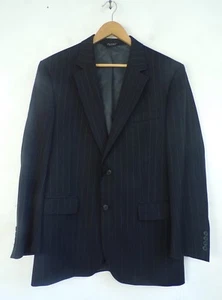 Blazer de lana negro a rayas JOS A BANK Travelers Collection para hombre talla 40R - Imagen 1 de 6