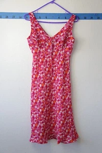 Express world brand Size 7/8 pink floral sun dress - Picture 1 of 3