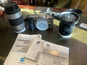 Minolta Dynax 500si Camera With 2 X Lenses - Picture 1 of 8